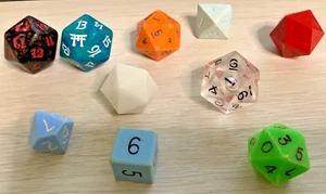Vintage D&D RPG Mentzer & Moldvay Würfel - SIE WÄHLEN AUS!!! - Bild 1 von 29