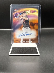 2025 Topps Finest Jackson Holliday Creators Orange On Card AUTO 2/25 #CAV-JH🔥 - Picture 1 of 2