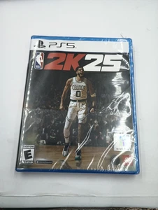 NBA 2K25 BASKETBALL SONY PLAYSTATION 5 PS5 NEW BUT PLASTIC WRAP HAS RIPS/STICKER - Picture 1 of 2