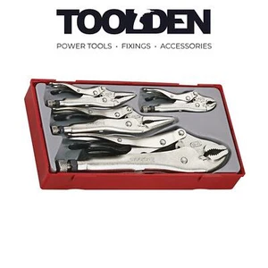 Teng Tools TTVG05 5 Piece Power Grip Plier Set - Picture 1 of 3