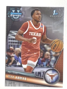 2023-24 Bowman University Chrome Basketball RC #81 Max Abmas - Foto 1 di 2