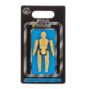 Disney Store C-3PO Vintage Actionfigur Pin, Star Wars seltene limitierte Auflage - Bild 1 von 2