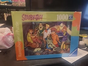 New SCOOBY DOO UNMASKING Hanna Barbera 1000 pcs Ravensburger 2021 SEALED - Picture 1 of 5