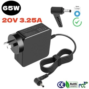 65W AC Adapter Charger for Lenovo ADLX65CCGA2A ADLX65CDGA2A Power Supply Cord - Picture 1 of 16
