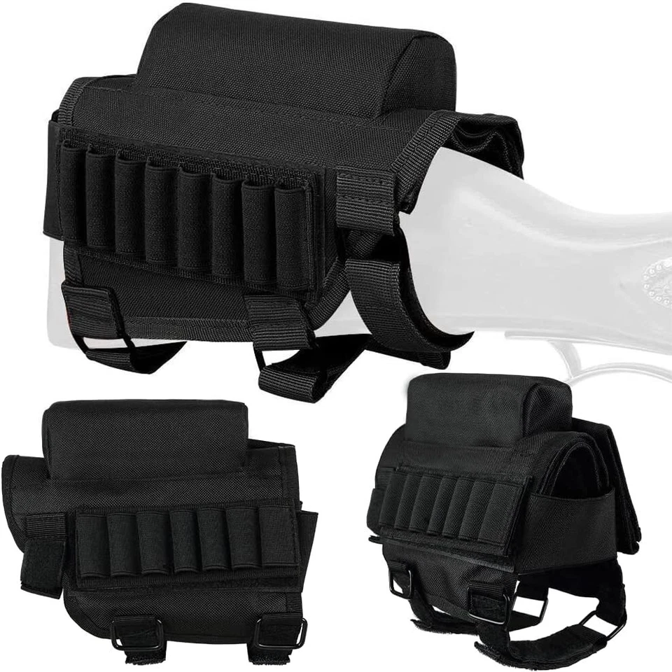Tactical Rifle Cheek Rest Holder for .22 .223 Cal .308 30-06 .300 .303 & 7.62mm - Image 1 of 4