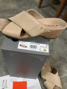 VIONIC LETICIA SIZE 6 BEIGE TAN - Picture 1 of 4