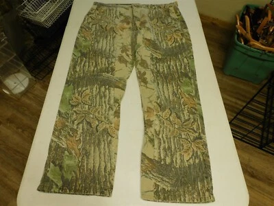 Vintage Duxbak Realtree Xtra Brown Deer Bow Hunting Pants Jeans Size XL 40x30.5 - Image 1 of 4