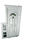 External exterior UPVC Double glazed door in Frame W 94 cm X H 205 cm, repair 