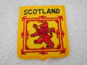 SCOTLAND  COUNTRY FLAG NEW NAME PATCH TAG - Picture 1 of 1
