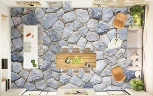 3D Gray Stone I1322 Floor WallPaper Murals Wall Print Decal AJ Honey 2023 - Picture 1 of 5