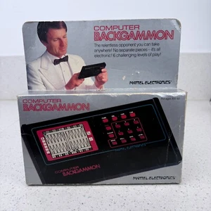 Vintage 1980 Mattel Backgammon 1777 Excellent Cosmetic Condition READ - Picture 1 of 6