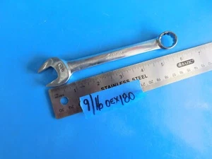 USED, SNAP ON TOOLS " 9/16 IN, " COMBO WRENCH, PART #OEX180 - Picture 1 of 4