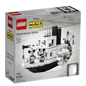 LEGO Ideas 21317 Steamboat Willie Retired Set Brand New In Box Sealed - Picture 1 of 3