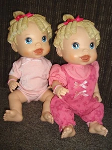 2 pañales de ropa para muñeca parlante Baby Alive All Gone gemelos  - Imagen 1 de 5