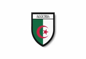 Aufnäher Flicken Termocollant Bord Brode Flagge Bedruckt; Algerie Algerien - Zdjęcie 1 z 1