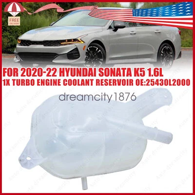 Reservatório de líquido de arrefecimento do motor turbo 25430L2000 para 2020-22 Hyundai Sonata K5 1.6L - Imagem 1 de 4