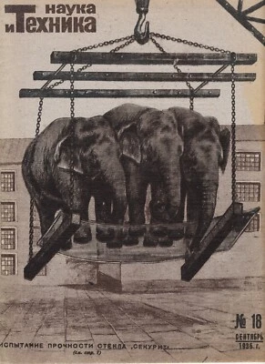 RUSSIA Magazine SCIENCE & TECHNOLOGY No.18 1935 50th Years of Car 1885 - 1935 - Image 1 of 4