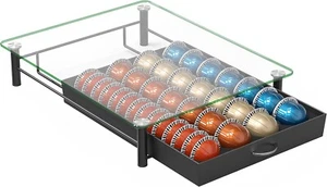 DecoBrothers Cristal Templado Vertuo Pod Soporte Cajón, 28 Grande o 56 Pequeño - Imagen 1 de 7