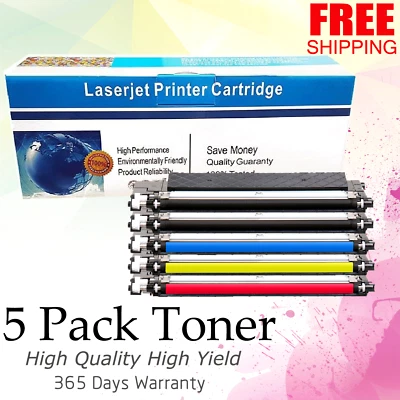 5 x CLT-406S compatible toner for Samsung Xpress SL -C410W C460W C460FW printer - Изображение 1 из 4