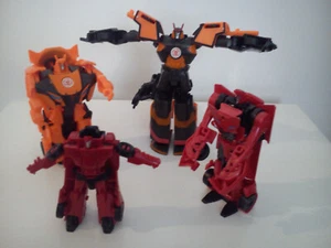 Transformers Drift Sideswipe bundle robots in disguise various lines 2015 - VGC - Picture 1 of 7