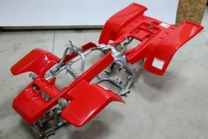 NEW Yamaha Banshee fenders front + rear plastic body 1987-2006 RED - Picture 1 of 12
