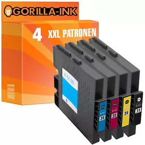 4 Patronen XXL für Ricoh GC-31 GX E 3300 N GX E 3350 N GX E 3300 GX E 2600 - Bild 1 von 2