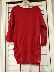 Vintage It's Pure Gould Sweater Dress Very Unique Single Pocket Tie Waist 20/30” - Picture 1 of 6