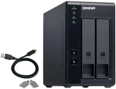 QNAP TR-002 2 Bay Expansion Desktop USB C - No Hard Disks included - Image 1 of 4