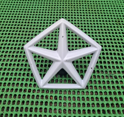 1992-1995 Dodge Grand Caravan NOS MoPar Pentastar Lay Flat HOOD ORNAMENT - Image 1 of 2