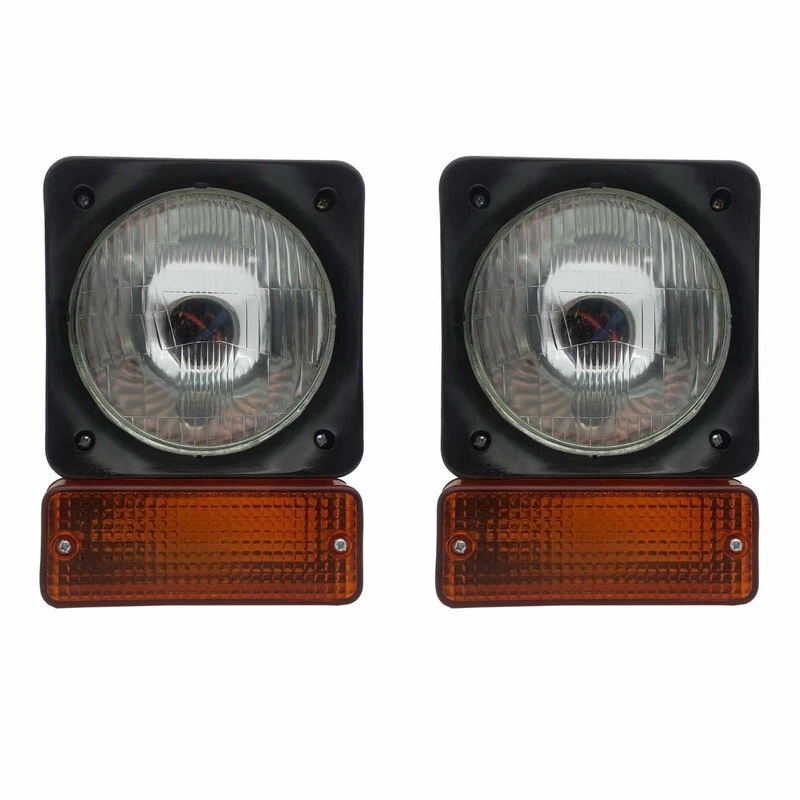 Pair of Matbro Manitou Telehandler Headlight Head Lamp Light Indicator Loader Foto 1 de 1