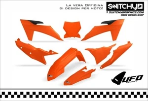 KIT PLASTICHE COMPLETE KTM 125 250 300 350 450 SX SXF SX-F 2023 ARANCIO - Imagen 1 de 1