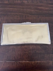 Vintage Women’s 1960s Gold Purse Clutch Pocket Book Handbag - Picture 1 of 12