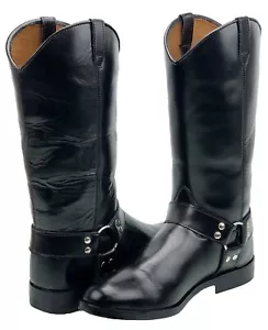 FAMMZ Kongo Geschirr Damen Mittelwade Motorrad Reiten Leder Stiefel - Bild 1 von 18