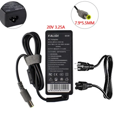 AC Adapter For IBM LENOVO B590 6274-29G Laptop Charger Power Supply 20V 3.25A - Image 1 of 4