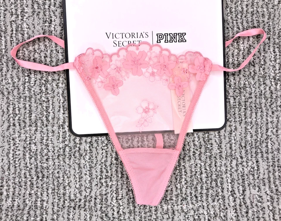 Braguita Victoria's Secret Dream Angels nueva con etiquetas grandes bonitos pétalos bordados cuerda en V Foto 1 de 4