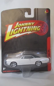 Johnny Lightning Small Card 1966 Pontiac GTO White & Black   1:64 Diecast - Picture 1 of 4