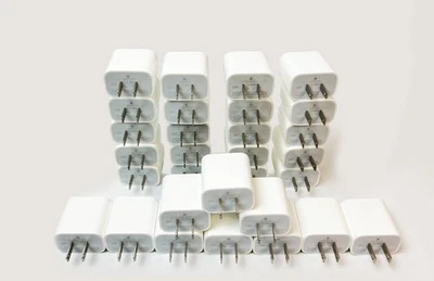 Лот из 30 OEM подлинный Apple 20 Вт USB-C адаптер питания настенное зарядное устройство A2305 белый - Изображение 1 из 4