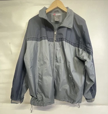 Kenpo Windbreaker Jacket (Men’s Large) Blue Gray Mesh  Full Zip - Image 1 of 4
