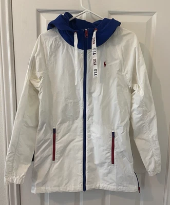 Chaqueta cortavientos Polo Ralph Lauren Team EE. UU. 2020 Juegos Olímpicos de Tokio para mujer mediana Foto 1 de 4