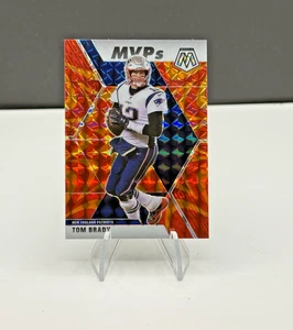 2020 Panini Mosaic Tom Brady Reactive Orange Prizm #298  New England Patriots SP - Picture 1 of 3