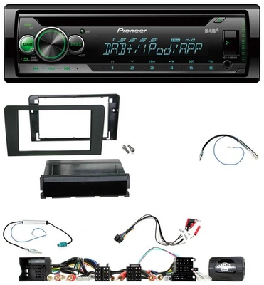 Pioneer USB MP3 DAB Lenkrad CD Autoradio für Audi A3 8P 2003-2012 Aktivsystem - Bild 1 von 4