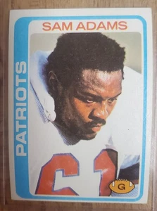 1978 Topps - #201 Sam Adams New England Patriots - Bild 1 von 2