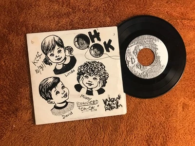 Oh-OK Wow Mini Album 45 1982 7" lynda stipe alt jangle GA REM dbrecords pylon! - Image 1 of 4