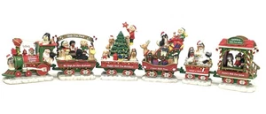 Dunbury Mint Shih Tzu Christmas Express 6 Piece - Picture 1 of 8