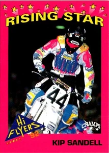 Hi Flyers Motocross Trading Card 1992 Series II Kip Sandell - Picture 1 of 2