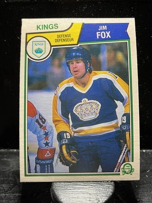 Jim Fox #154 1983-84 O-Pee-Chee Los Angeles Kings - Image 1 of 2