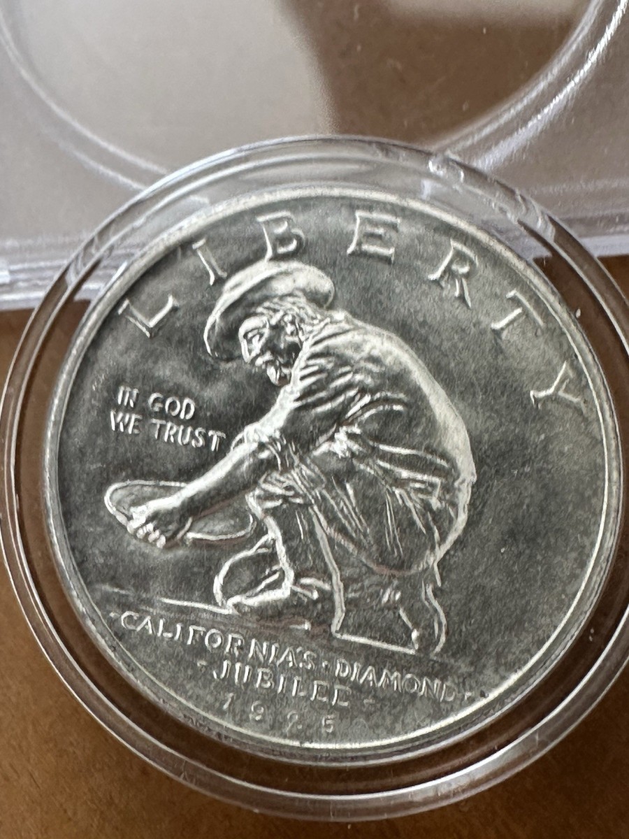 アメリカ　カリフォルニア・ダイヤモンド・ジュビリーハーフダラー銀貨　1925 アメリカカリフォルニア・ダイヤモンド・ジュビリーハーフダラー