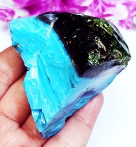 Loose Gemstone Natural Turquoise Rough 571.45 Ct Certified With Free Gift - Picture 1 of 7