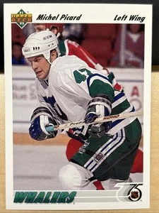 1991-92 91/92 Upper Deck #48 Michel Picard Hartford Whalers ROOKIE - Picture 1 of 2