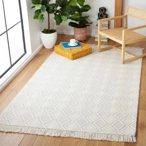 Natura Collection 8' x 10' Ivory NAT870A Handmade Wool Living Room Dining Bed... - Picture 1 of 3